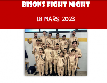 Bisons Fight Night