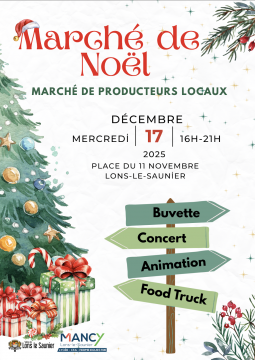 Édition de Noël du marché des producteurs réunis