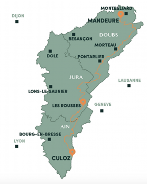 Grande traversé du Jura à pied