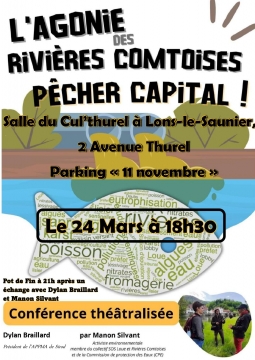 « L’agonie des rivières comtoises : pêcher capital ! »