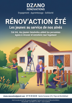 Rénov'Action Été — Rénovation solidaire par et pour la jeunesse