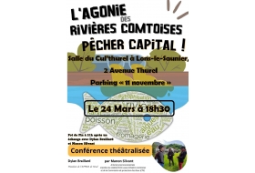 « L’agonie des rivières comtoises : pêcher capital ! »