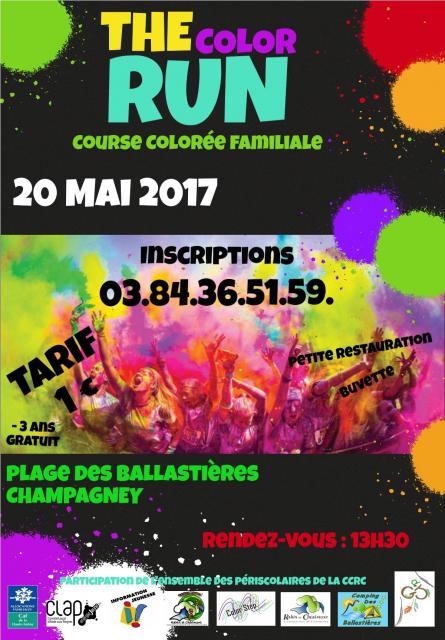 Color Run: course colorée familiale - CLAP / Energiejeune