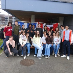 Photo de Groupe lors du festival du Lycée