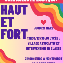 Affiche destinée aux étudiants du lycée agricole de Montmorot